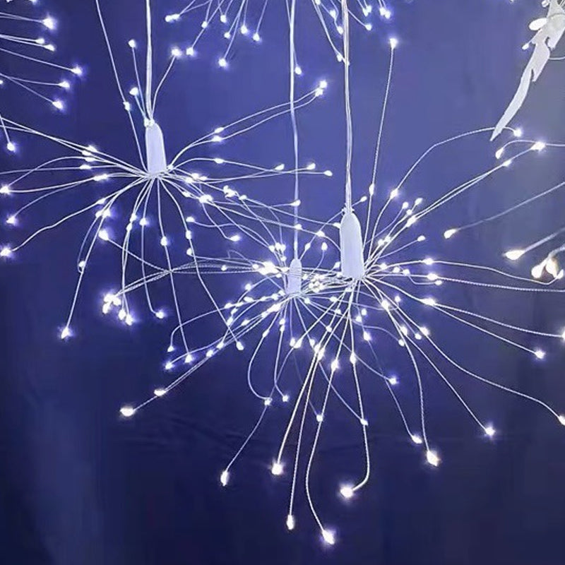 🎆 50% RABATT! 💡Solenergi Fyrverkerier Ljusgirland – Magisk trädgårdsbelysning för fester & kvällar