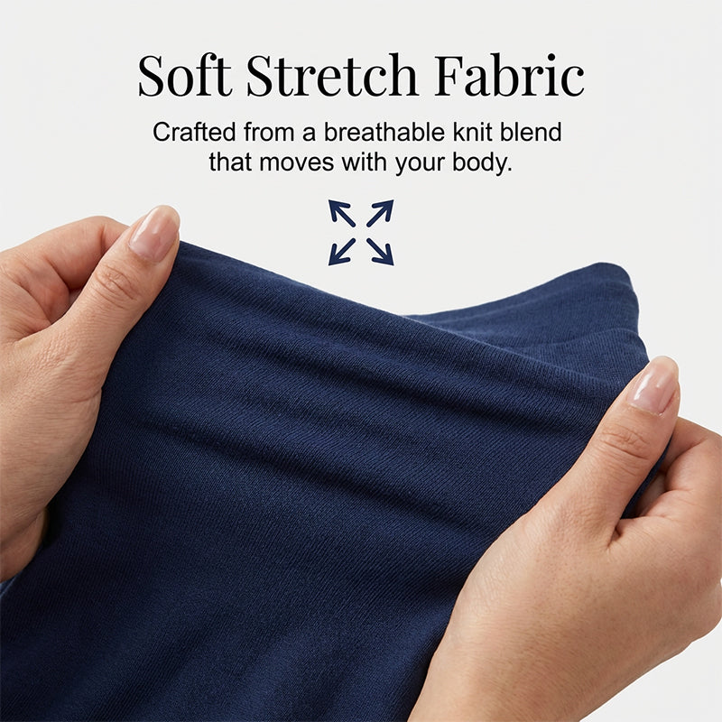 👖 50% RABATT! 🔥Mjukisbyxor med dragsko och kort midja – Mjuk polyester, capri-längd och sidofickor (6 färger, S–3XL) 👖🌸