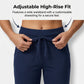 👖 50% RABATT! 🔥Mjukisbyxor med dragsko och kort midja – Mjuk polyester, capri-längd och sidofickor (6 färger, S–3XL) 👖🌸
