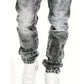 👖 50% RABATT 🔥 | Herr Stretchjeans – Raka Ben, Vintage-tvättad & Hip-hop Stil