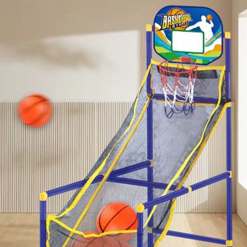 🏀 Inomhusbasket-arkadspel för barn – automatisk bollretur & stabil konstruktion – perfekt för aktiv lek & koordination – komplett set med boll & pump 🧒🎯