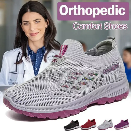 📢📢50 % RABATT ⏰ Fly Knit-vävda ortopediska slip-on-skor med fotvalvsstöd