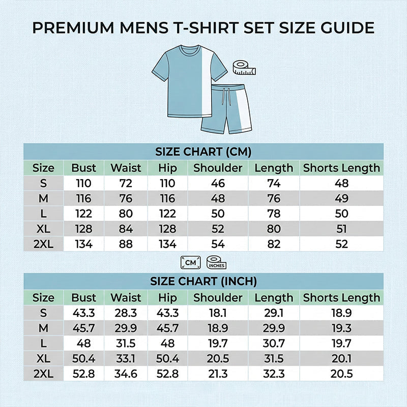 👕 50% RABATT NU! ☀️ Summer Casual Breathable 2-Piece Set for Men – Coordinerad & Bekväm – Perfekt för Strand, Semester & Vardag – Andningsbart Linne 🌊