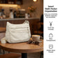 Canvasväska med flera fickor 🎒 Lätt och slitstark, justerbar axelrem, kan bäras som axelväska eller crossbody-väska 👜