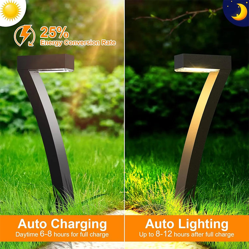 🔆 50% RABATT NU! 💡 Kreativa Vattentäta Solcellsstigar – Modern 7-Form Design, Högeffektiv Solenergi & Väderbeständig ✨