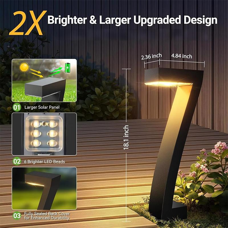 🔆 50% RABATT NU! 💡 Kreativa Vattentäta Solcellsstigar – Modern 7-Form Design, Högeffektiv Solenergi & Väderbeständig ✨