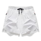 🩳 50 % RABATT UNDER BEGRÄNSAD TID! ✨ Andningsbara träningsshorts – snabbtorkande, fickor med dragkedja och elastisk midja för träning 🏃‍♂️