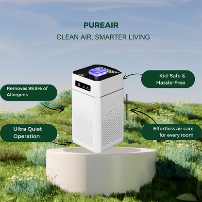 🔥Het rea – Luftrenare för hemmet! 🌬️ Effektiv HEPA-filtrering, tar bort damm, pollen & allergener – fräschare luft på minuter ✨