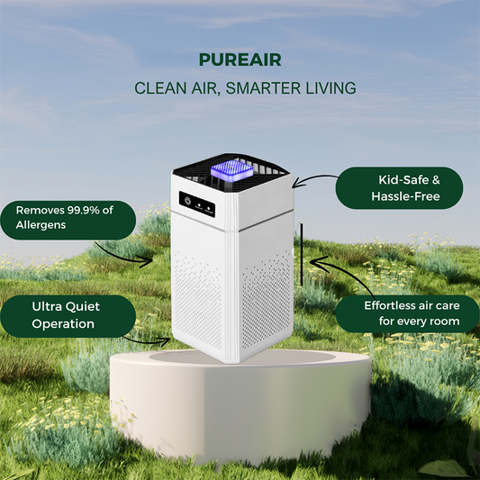 🔥Het rea – Luftrenare för hemmet! 🌬️ Effektiv HEPA-filtrering, tar bort damm, pollen & allergener – fräschare luft på minuter ✨