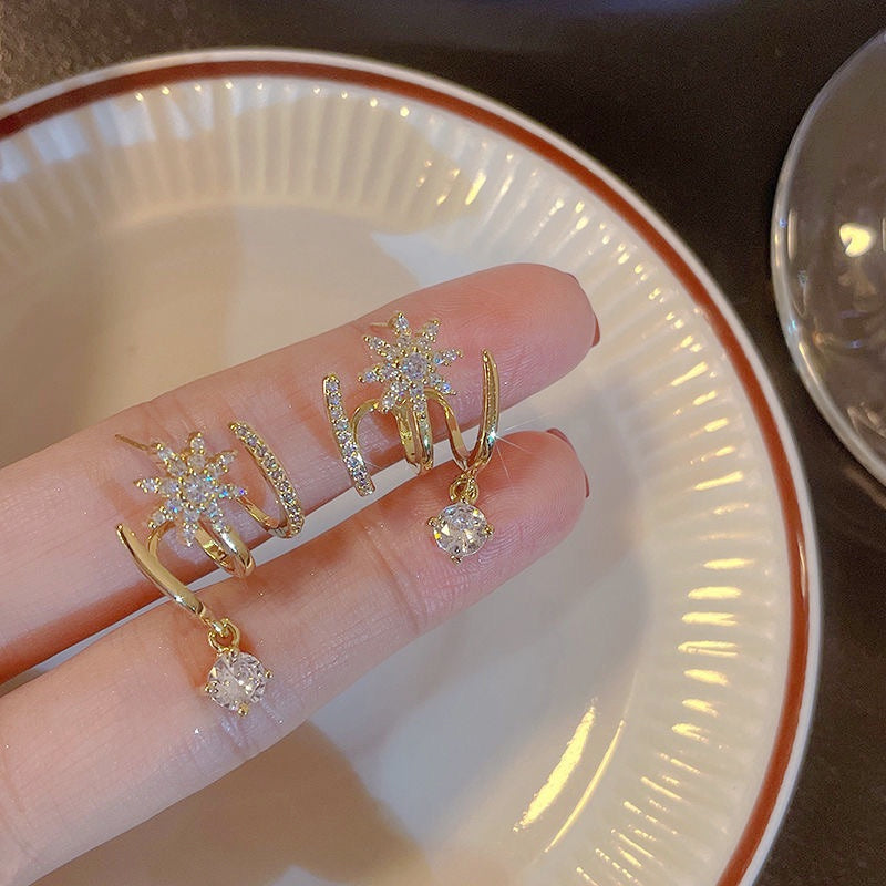 ✨ 60% RABATT NU! 💎 Glittrande Klöörhängen för Kvinnor – Unik Klödesign, Dinglande Ädelsten & Mångsidig Stil 🌟
