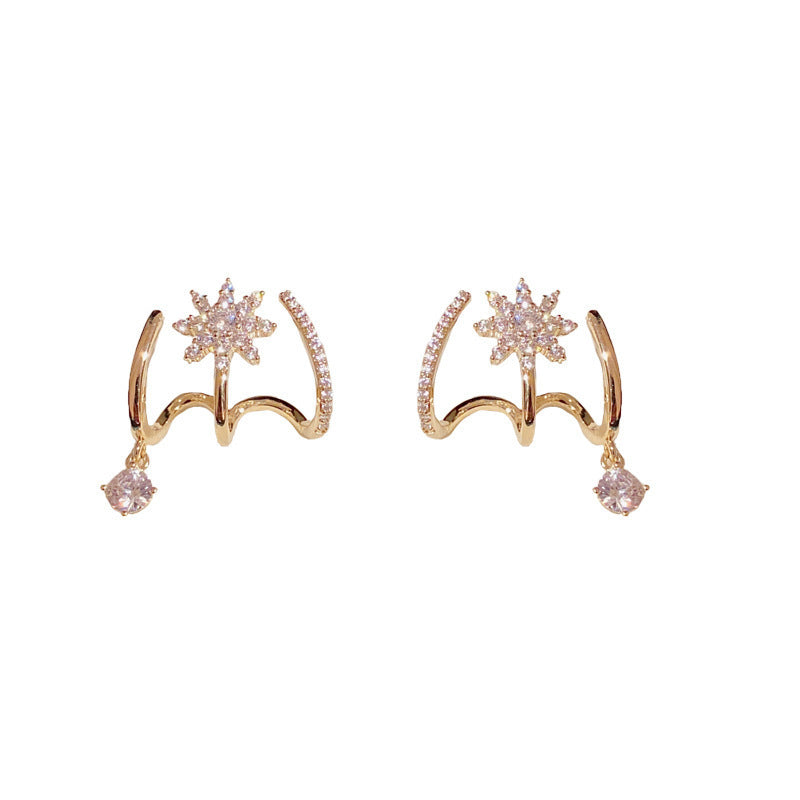 ✨ 60% RABATT NU! 💎 Glittrande Klöörhängen för Kvinnor – Unik Klödesign, Dinglande Ädelsten & Mångsidig Stil 🌟