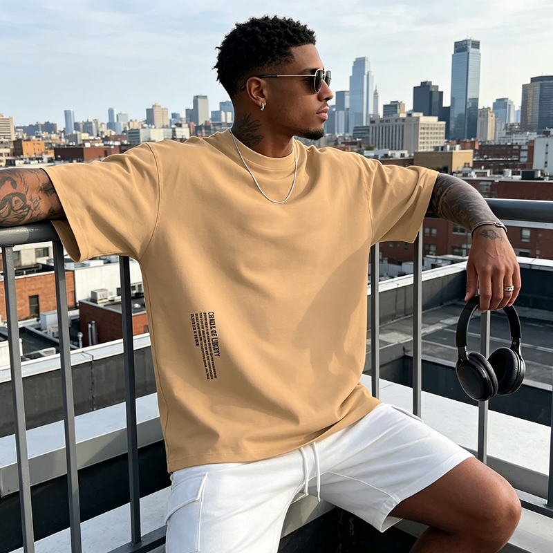 💐 50 % RABATT NU! Urban bomullsblandad t-shirt – från dag till natt 🌞🌙 【Blixtrea】