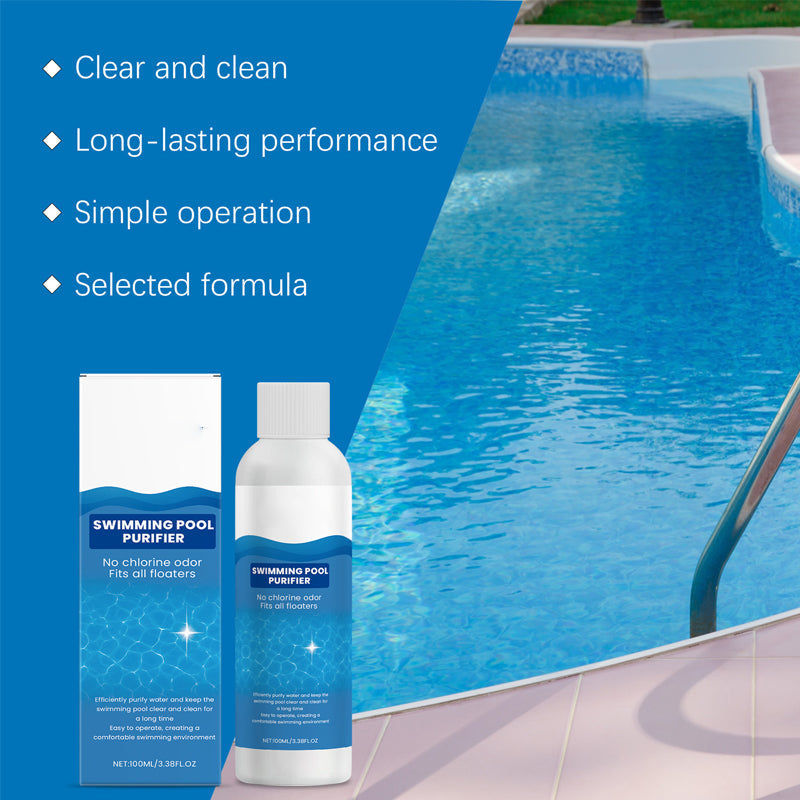 ⏰🔥 Specialerbjudande: 50 % rabatt! 💧 Poolreningslösning – Kristallklart vatten för säkert och enkelt bad 🏊‍♂️✨