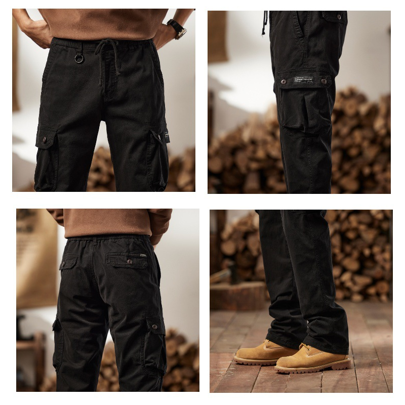 👖 50% RABATT NU! 🛠️ Taktiska cargo-byxor i bomull – många fickor, förstärkta sömmar & justerbar midja 👖🪖