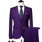 🤵 50% RABATT NU! 💼 Herr Tvådelad Kostym i Modern Passform – Andningsbar, Skrynkelfri & Professionell Stil ✨
