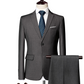 🤵 50% RABATT NU! 💼 Herr Tvådelad Kostym i Modern Passform – Andningsbar, Skrynkelfri & Professionell Stil ✨
