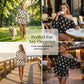 🌴 50% RABATT NU!👙 Böhemsik Off-Shoulder Jumpsuit Set – Vintage Tryck & Fickor – Avslappnad Semesterklänning 📸