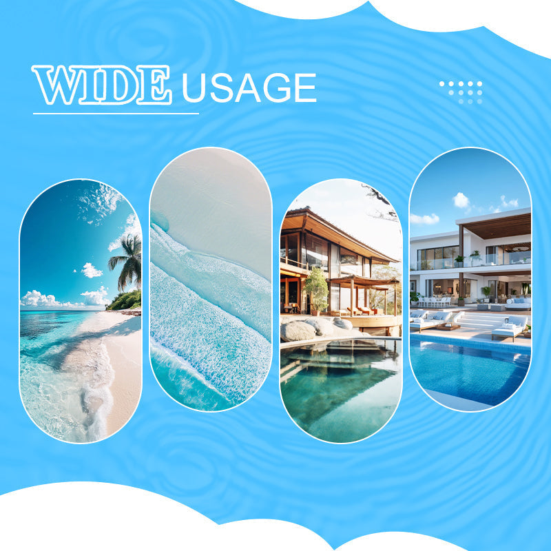🏖️ Uppblåsbar solstol | Stöd på alla fyra sidor · Snabb uppblåsning med pump · Lätt och slitstark · Snygg randig design