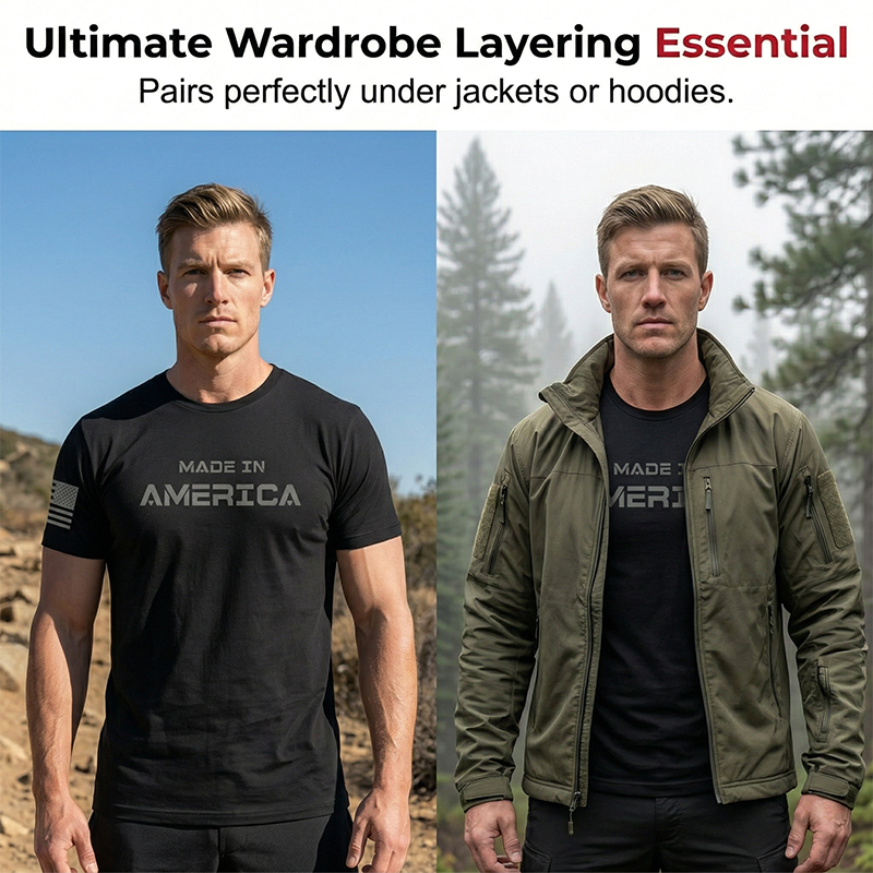 👕 50% RABATT! 🔥 Athletic Fit Crew Neck T-shirt för Män – Andningsbar Bomull, Perfekt Stretch & Ideal För Gymmet Eller Vardagsbruk 💪