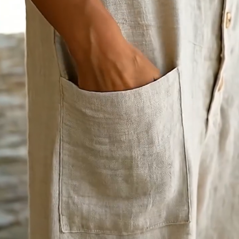 👖50% RABATT! 🔥En avslappnad, ärmlös hoodie för damer