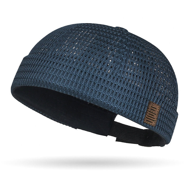 🧢 40% RABATT NU!Köp 1 Få 1 gratis🌬️ Lättvikt Andningsbar Mesh Brimless Cap – Retro Docker Style, Justerbar & Ultralätt – Sval Komfort ✨