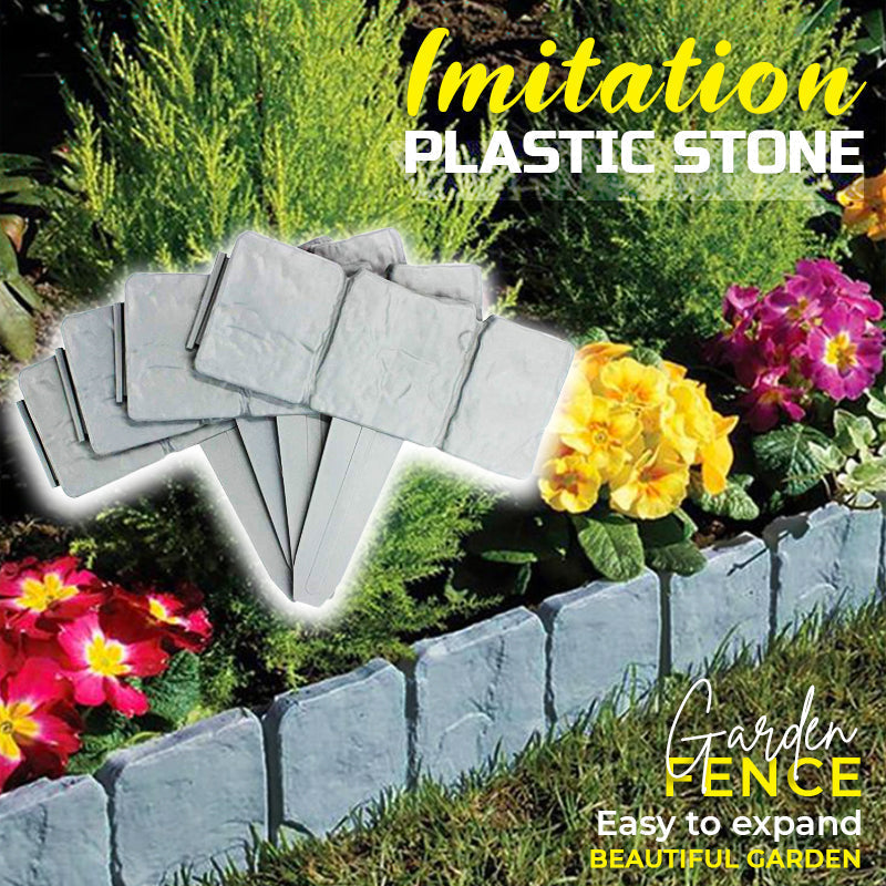 🏡 52% RABATT NU! 🌿 Imitationsten Trädgårdsstaket – Enkel Installation, Utbyggbar & Realistiskt Utseende ✨