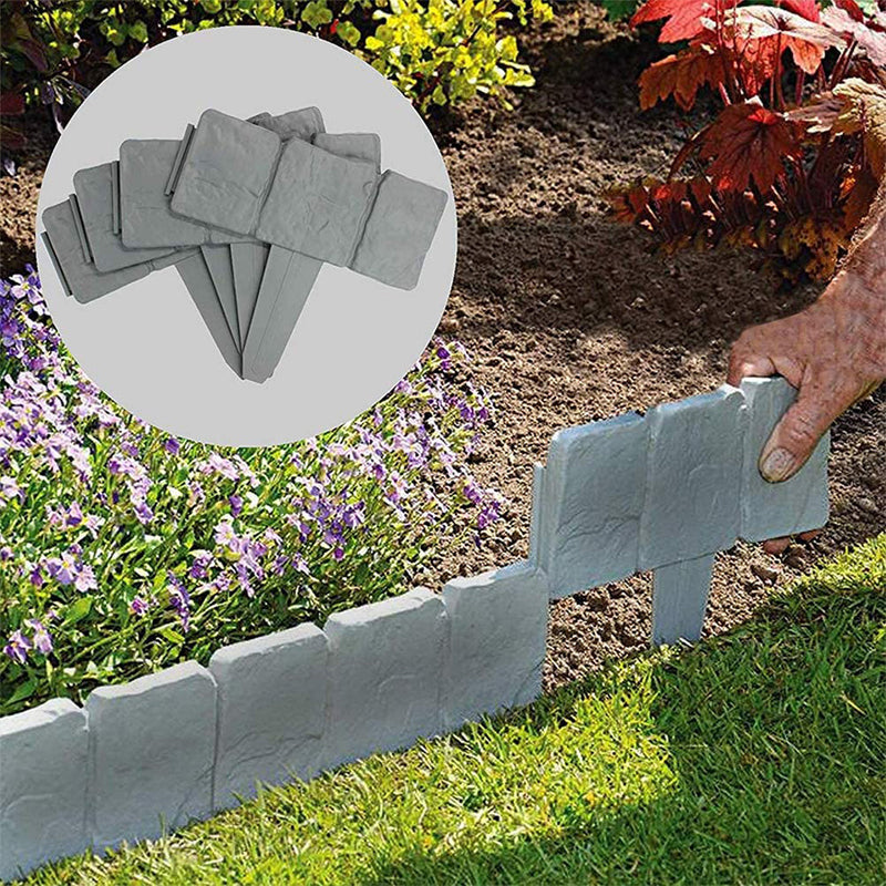 🏡 52% RABATT NU! 🌿 Imitationsten Trädgårdsstaket – Enkel Installation, Utbyggbar & Realistiskt Utseende ✨