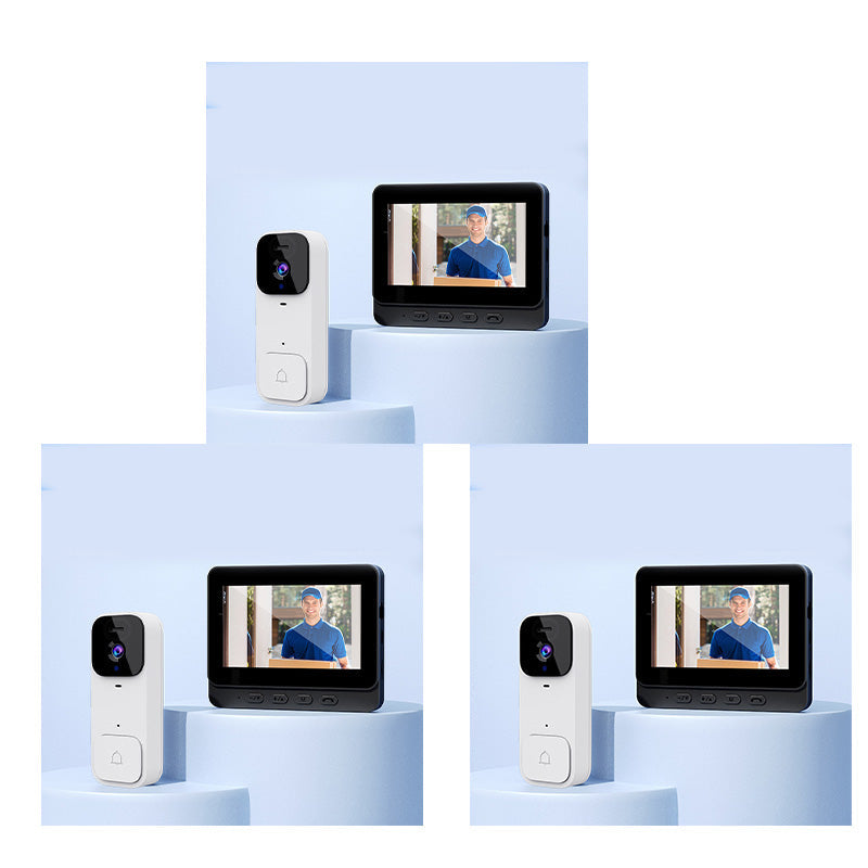 🔥 50% RABATT – Smart Dörrklocka med 4,3" Display 🏠 Se vem som ringer i realtid & prata direkt via tvåvägskommunikation 💖