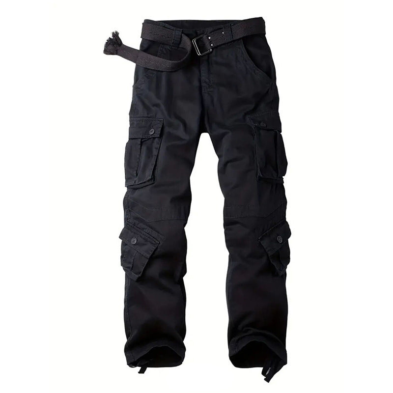 👖 50% RABATT NU! 🌲 Herrarnas Klassiska Multi-Fickade Cargo Byxor – Bomullsblandning & Utility Passform – Slitstarka & Mångsidiga 🛠️