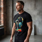 👕 50 % RABATT JUST NU! 🎧 Färgglad T-shirt med motiv av droppande färg – Konstnärlig design, mjuk bomull och perfekt för musikälskare eller avslappnad streetwear 🎨