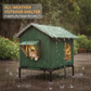🐈 50 % RABATT NÅ! ☔ Allværs, forhøyet utendørshus for katter – vanntett, isolert og sammenleggbart – perfekt for utekatter hele året 🏠