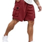 🩳50 % RABATT✨ Avslappnade sommar-cargoshorts för herr 🌞 Rymlig passform, praktiska sidfickor, luftigt material för varmt väder ✨
