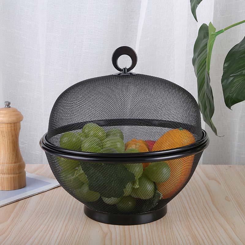 📢📢50 % rabatt!! 🥳💞 Över 50 000 sålda! ⚡✨Fruktkorg med lock och dubbla funktioner – förvaring, avrinning och dekoration i ett🍎🥬