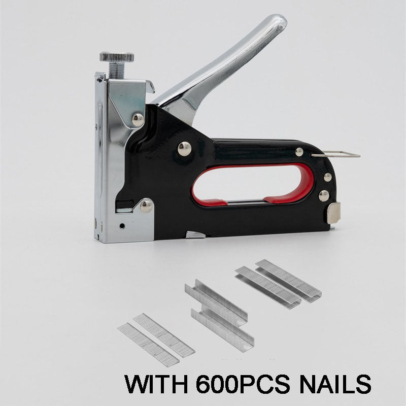 🛠️ 3-i-1-spikpistol ✅ Justerbar effekt och 600 spikar ingår | Snabba DIY-reparationer i trä 🔥 -50 % ENDAST I DAG