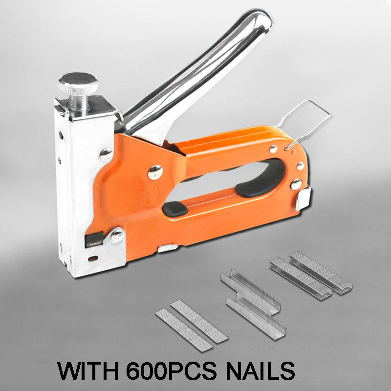 🛠️ 3-i-1-spikpistol ✅ Justerbar effekt och 600 spikar ingår | Snabba DIY-reparationer i trä 🔥 -50 % ENDAST I DAG