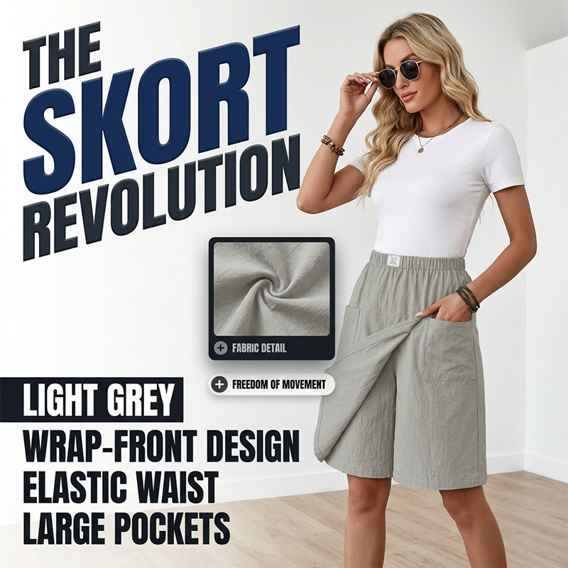 🔥🎁 50 % rabatt på nya varor 🔥 Skjortklänning för damer, med elastisk midja