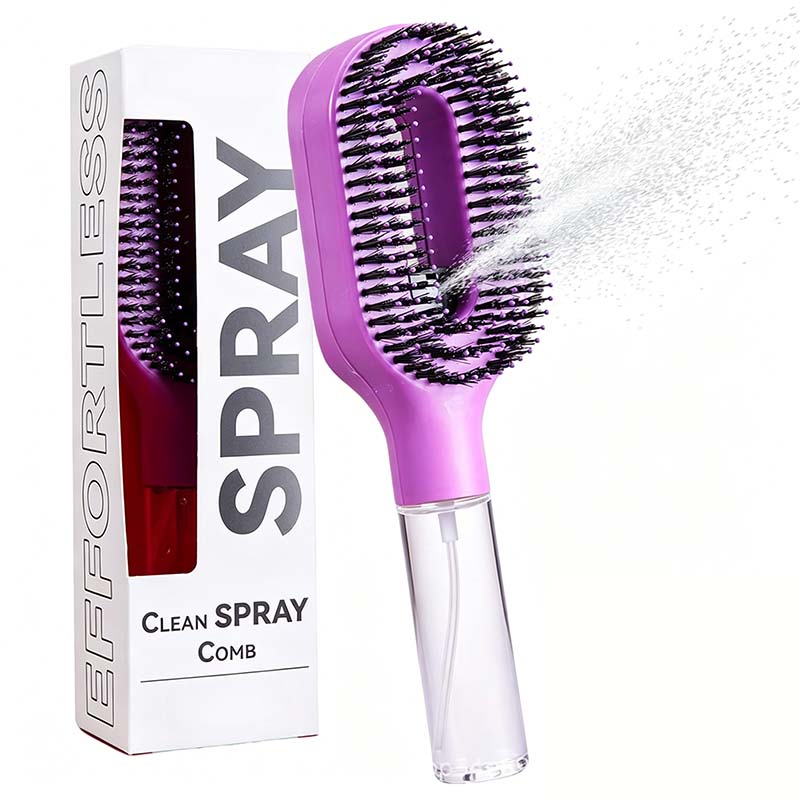 Sista dagen – specialpris🔥Antistatisk hårborste med inbyggd spray