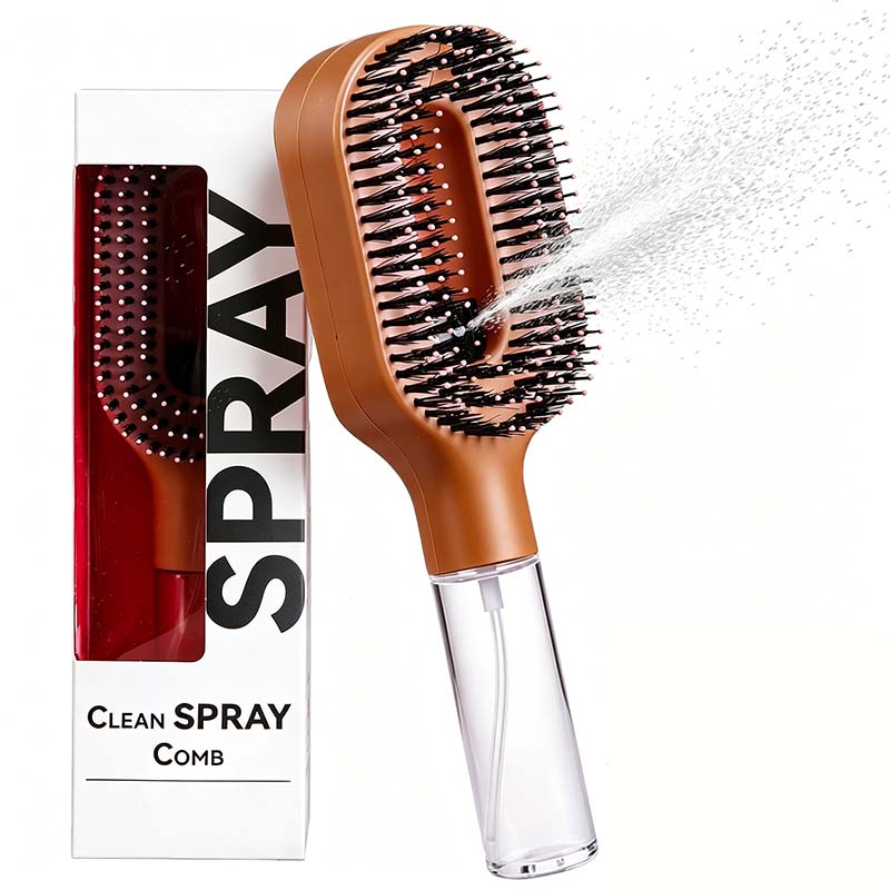 Sista dagen – specialpris🔥Antistatisk hårborste med inbyggd spray