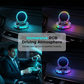 🌈 50 % RABATT! 🚗 RGB-telefonholder til bilen – automatisk festing og trådløs lading