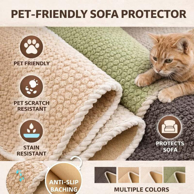 🛋️ Få 50 % rabatt nu! 💐 Tjockt, halkfritt, tvättbart sofföverdrag - Tillverkat av tjockt tyg, det passar perfekt och är lätt att sköta, vilket gör det till det perfekta valet för ditt vardagsrum. 🧺