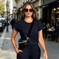 👚 50% RABATT NU!🌿 Bekvämt Tracksuit för Damer – Tvådelat Set med Fickor & Justerbar Dragsko – Andningsbart Polyester Loungewear i 8 Färger 🏃‍♀️