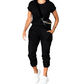 👚 50% RABATT NU!🌿 Bekvämt Tracksuit för Damer – Tvådelat Set med Fickor & Justerbar Dragsko – Andningsbart Polyester Loungewear i 8 Färger 🏃‍♀️