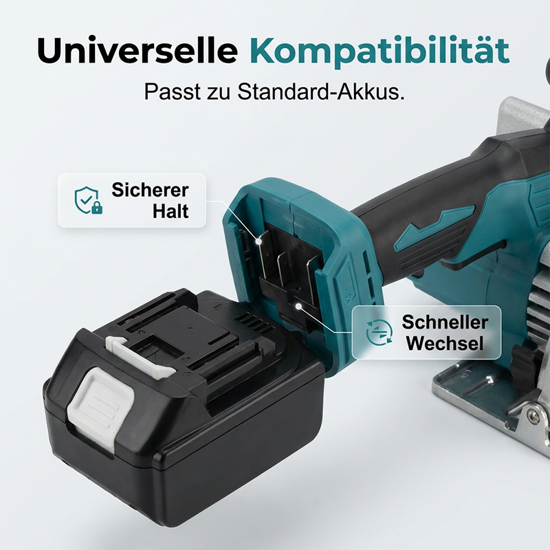 🛠️ ⏰ Endast idag-50% RABATT NU!🎯 Höghastighets Sladdlös Cirkelsåg med Borstlös Motor – 21V Kraftpaket & Dubbla Batterier 🔋