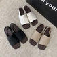 👡 50% RABATT! 🔥 Retro-sandaler med fyrkantig tå & hälrem för damer – 2026 nyhet – Bekväma, stabila & perfekta för sommar, bröllop eller vintage-inspirerade looks ✨