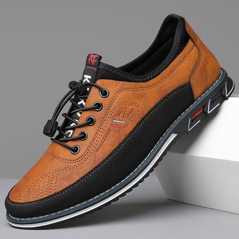 👞 50% RABATT NU! ✨ Herr Klassiska och Stiliga Läderskor – Tidlös Design, Premiumkvalitet & Bekväm Passform – Från Styrelserum till Bar 🏛️