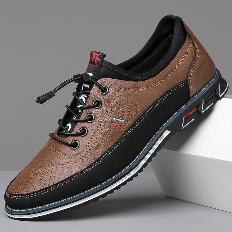 👞 50% RABATT NU! ✨ Herr Klassiska och Stiliga Läderskor – Tidlös Design, Premiumkvalitet & Bekväm Passform – Från Styrelserum till Bar 🏛️