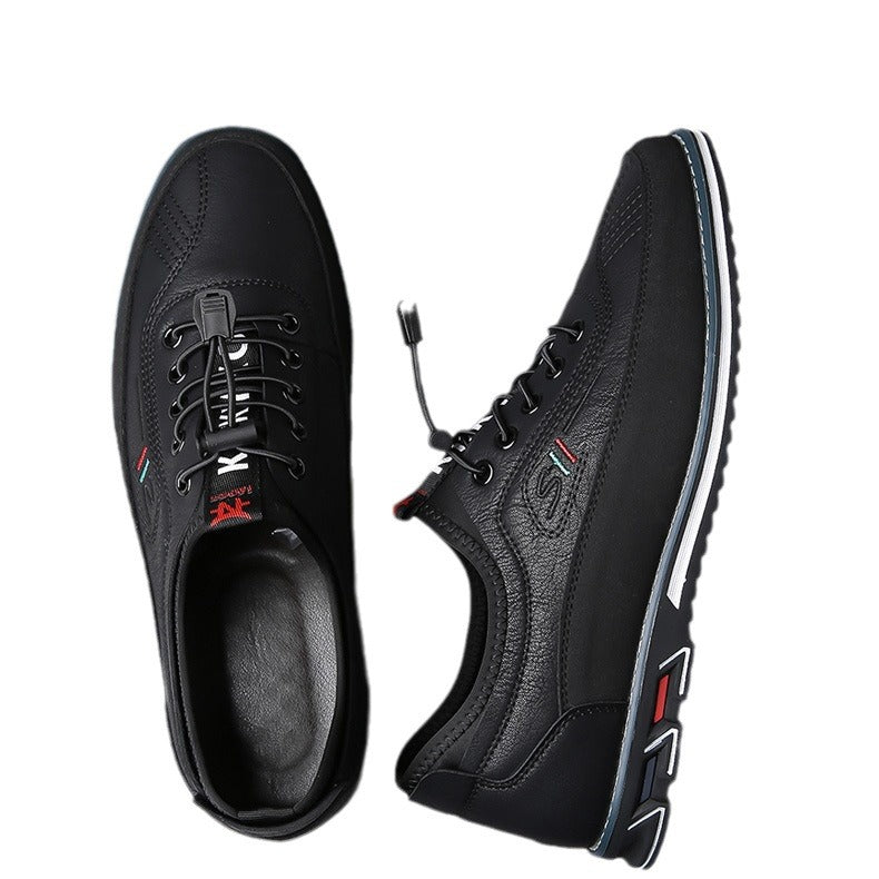 👞 50% RABATT NU! ✨ Herr Klassiska och Stiliga Läderskor – Tidlös Design, Premiumkvalitet & Bekväm Passform – Från Styrelserum till Bar 🏛️