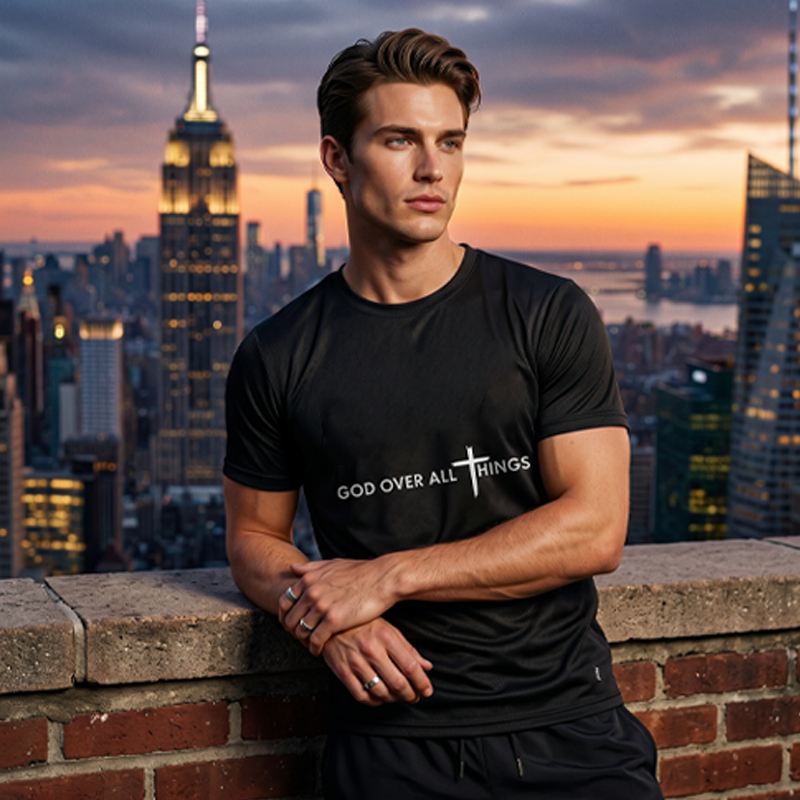 🌟 BEGRÄNSAD TID 50% RABATT! ✨ Tro över Allt Inspirerande T-shirt – Mjuk, Unisex, Positiv Budskap Tee ✨