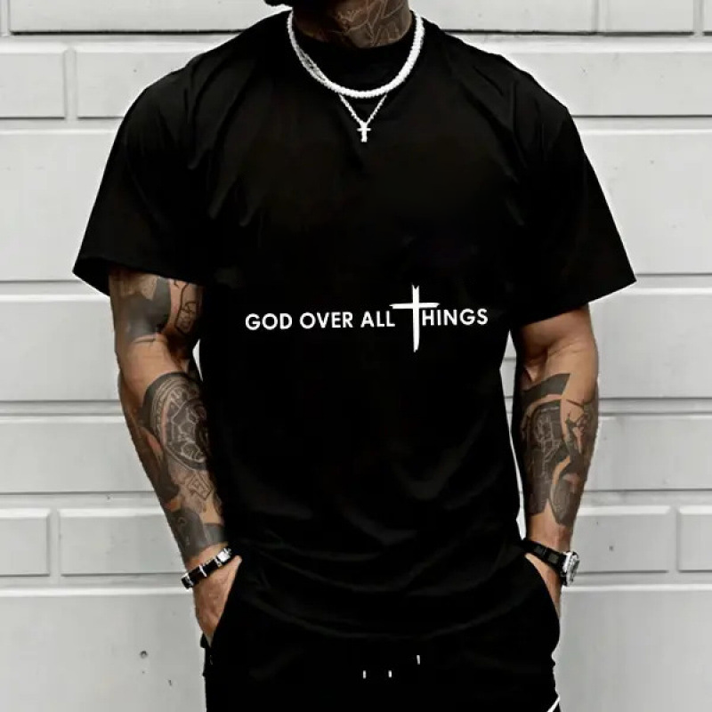 🌟 BEGRÄNSAD TID 50% RABATT! ✨ Tro över Allt Inspirerande T-shirt – Mjuk, Unisex, Positiv Budskap Tee ✨
