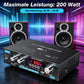 🔥50% RABATT! 🔥2-kanals 600 W mini-hifi-förstärkare med digital Bluetooth-ljud och FM-radio